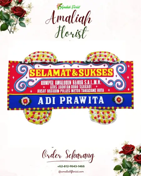 Papan Bunga Ucapan Selamat Sirukun